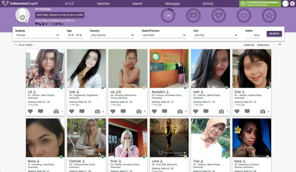 IndonesianCupid women members
