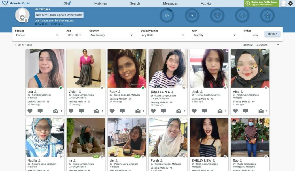 MalaysianCupid women members